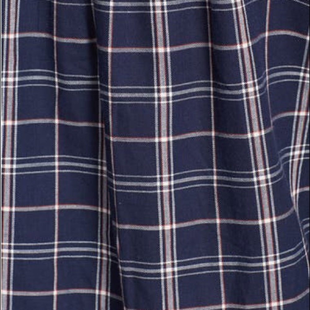 Joie | Plaid Fara B Ruffle V-Neck Blouse - Picture 3 of 8